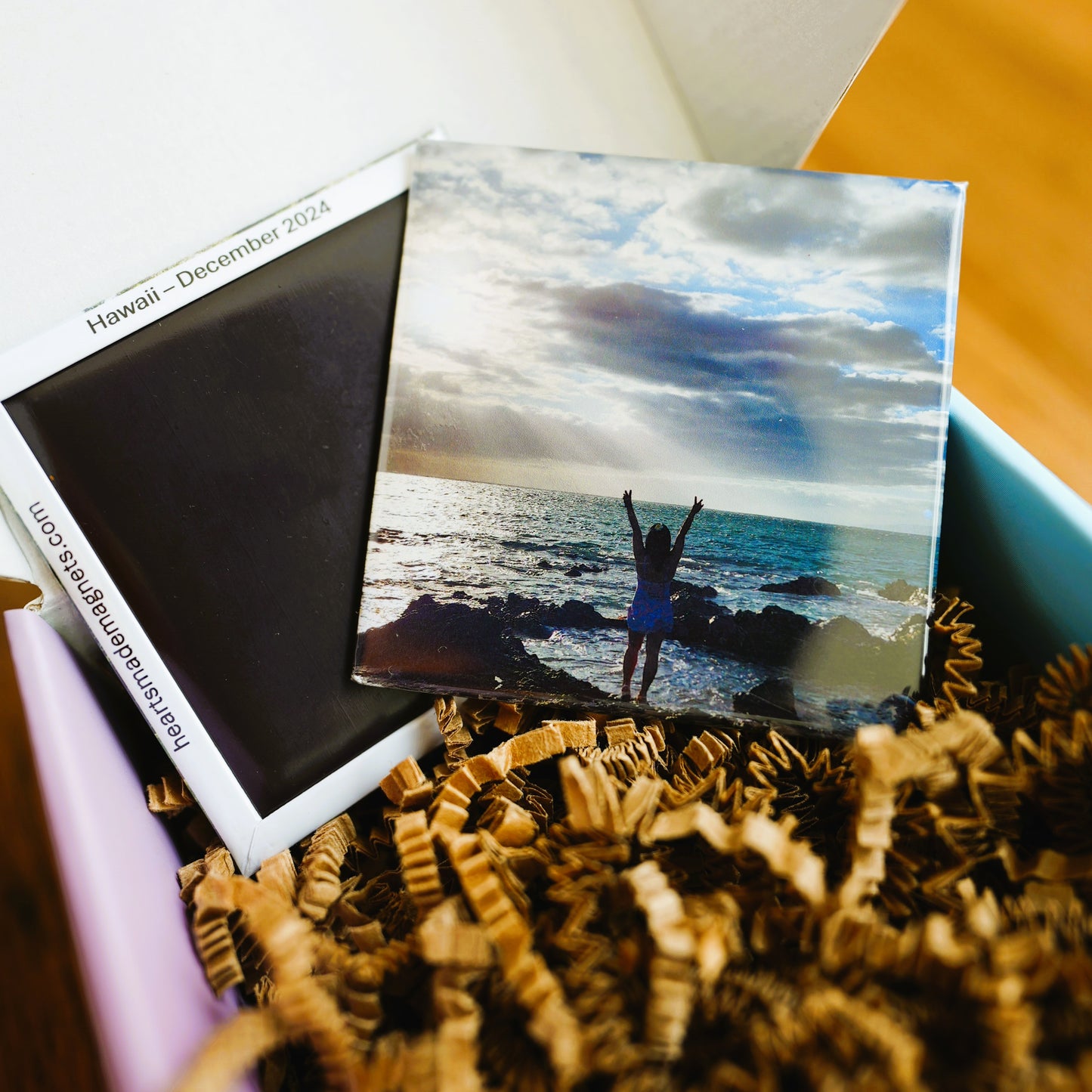 6 Custom Square Photo Magnets 2.5" x 2.5"